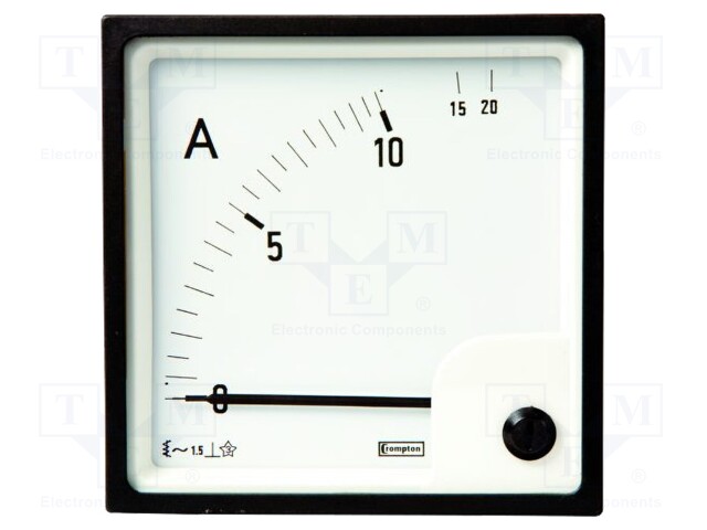 Meter: panel; analogue; 0/50÷100A; True RMS; Iin: 50/100A; 50÷60Hz