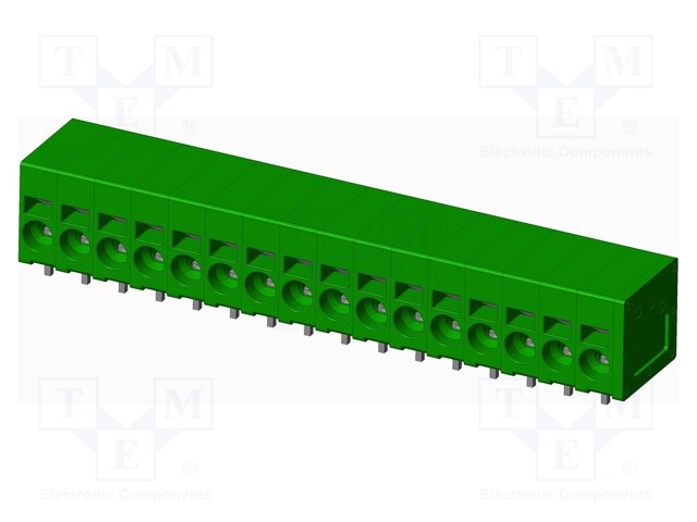 Connector: PCB terminal block; terminal; Plating: tinned; on PCBs