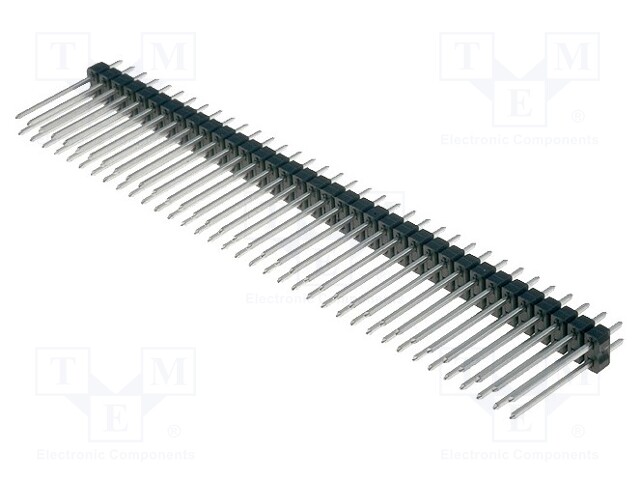 Pin header; pin strips; male; PIN: 72; straight; 2.54mm; THT; 2x36