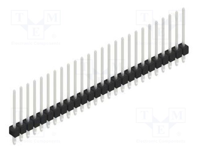 Connector: pin strips; pin header; male; PIN: 26; 2.54mm; THT; 1x26