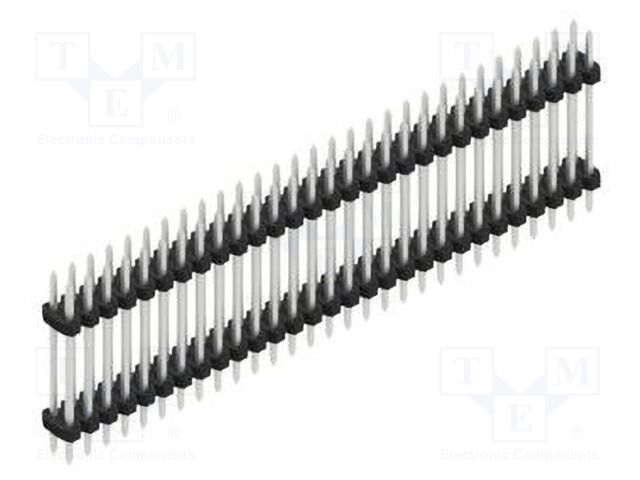 Connector: pin strips; pin header; male; PIN: 58; 2mm; THT; 2x29