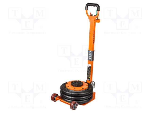 Pneumatic jack; 3000kg; Hmin: 145m; Hmax: 420mm; 6÷12bar