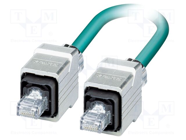 Patch cord; S/UTP; Cat 5; RJ45 plug,both sides; stranded; Cu; 10m