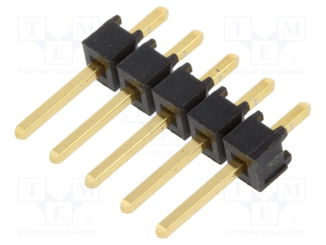 Connector: pin strips; pin header; male; PIN: 5; straight; 2.54mm