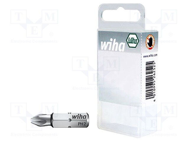 Screwdriver bit; Phillips; PH2; Overall len: 25mm; 20pcs.