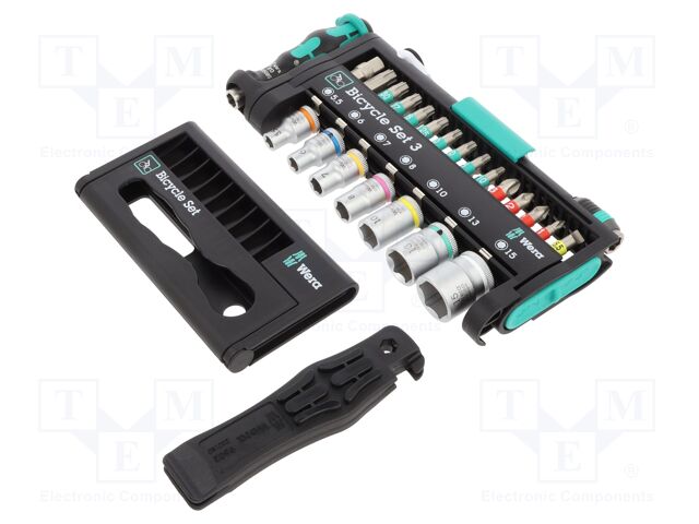 Kit: screwdriver; hex key,Phillips,slot,Torx®; Mounting: 1/4"