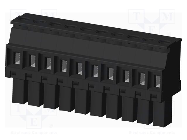 Connector: pluggable terminal block; plug; female; angled 90°
