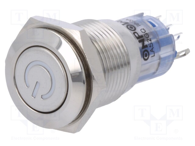 Switch: vandal resistant; Pos: 2; SPDT; 0.5A/220VAC; 1A/24VDC; IP40