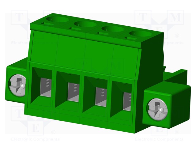 Connector: pluggable terminal block; plug; female; straight; 12A
