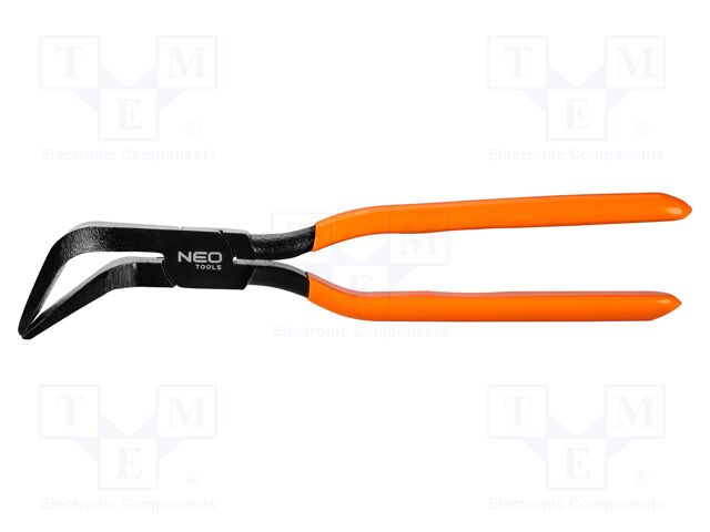 Pliers; curved,locking; for bending; tinware; 275mm
