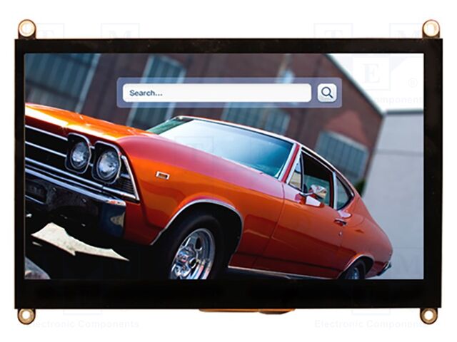 Display: TFT; 800x480; Illumin: LED; 165x119x21mm; Interface: RGB