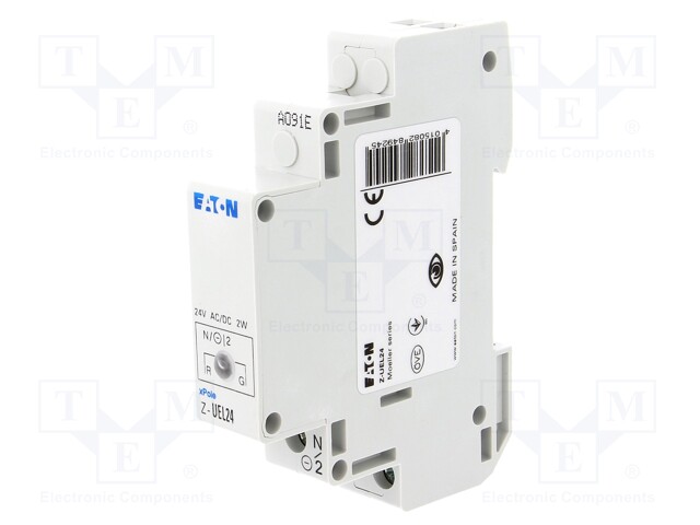 LED indicator; Mounting: DIN; 24VAC; Colour: red/green; 24VDC