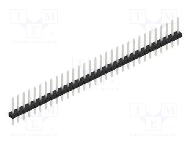 Connector: pin strips; pin header; male; PIN: 31; 2mm; THT; 1x31