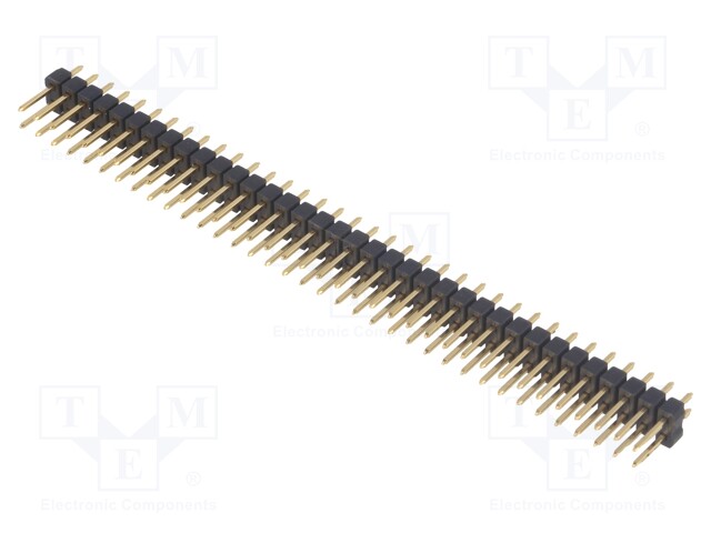 Pin header; pin strips; male; PIN: 72; straight; 2.54mm; THT; 2x36