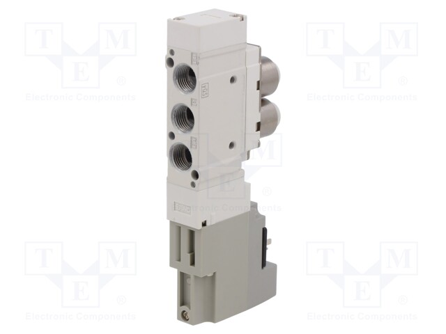 Electromagnetic valve; 5/2 monostable; 6mm; Pressure: 1.5÷7bar