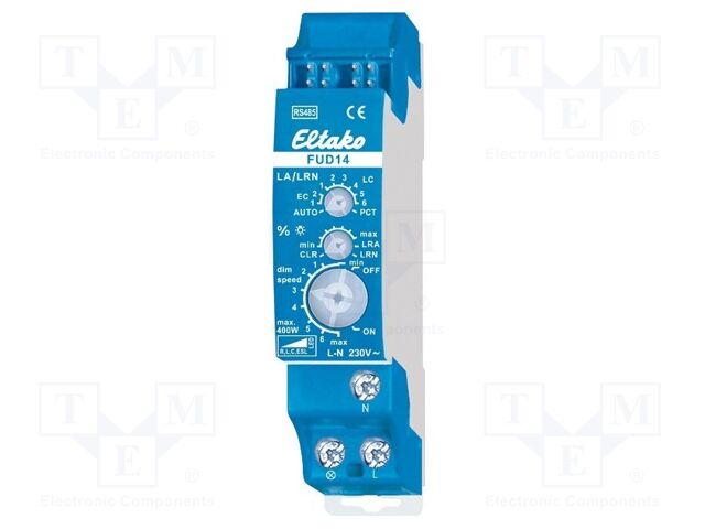 Dimmer; for DIN rail mounting; 230VAC; intelligent house; 400W