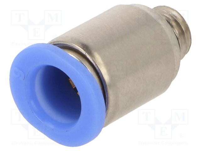 Push-in fitting; straight; M6; -0.95÷10bar; 6mm