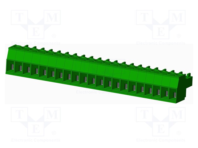 Connector: pluggable terminal block; plug; female; straight; 10A