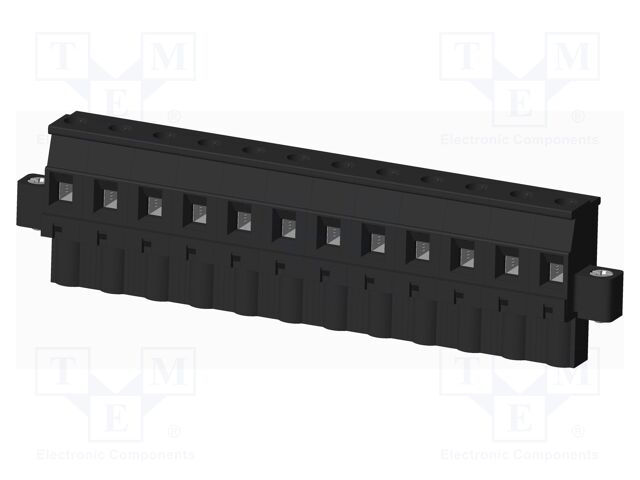 Connector: pluggable terminal block; plug; female; angled 90°