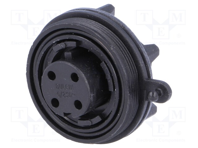 Connector: circular; socket; female; PIN: 4; Buccaneer Standard