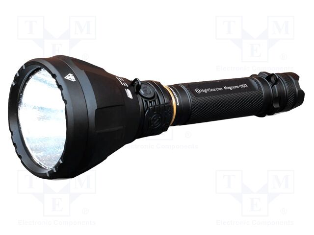 Torch: LED; waterproof; 26h; L: 265mm; 1100lm; Ø: 90mm; IP67