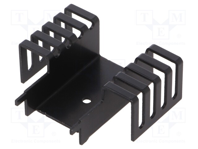 Heatsink: extruded; U; TO218,TO247; black; L: 46.2mm; W: 51mm; H: 19mm