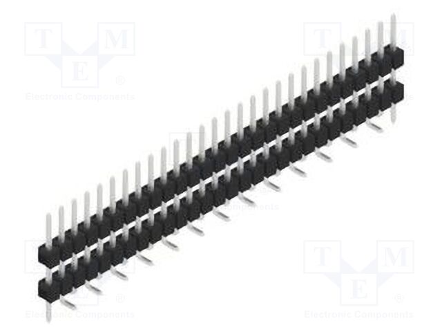 Connector: pin strips; pin header; male; PIN: 28; 2.54mm; SMT; 1x28