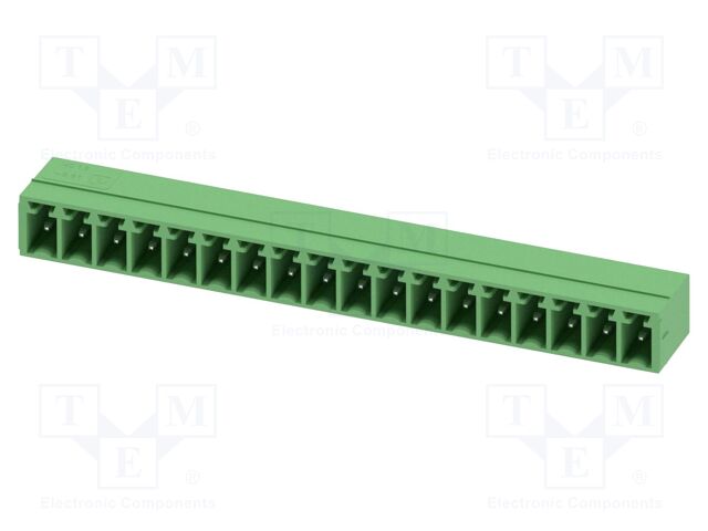 PCB headers, nominal cross section: 1.5 mm2, color: green, n