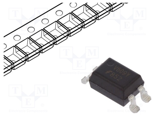 Optocoupler; SMD; Channels: 1; Out: Darlington; Uinsul: 5kV