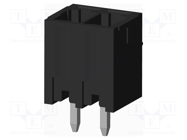 Connector: pluggable terminal block; socket; male; on PCBs