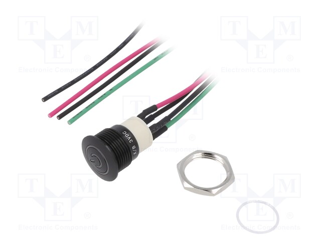 Switch: vandal resistant; Pos: 2; SPST-NO; 2A/36VDC; IP67; OFF-ON