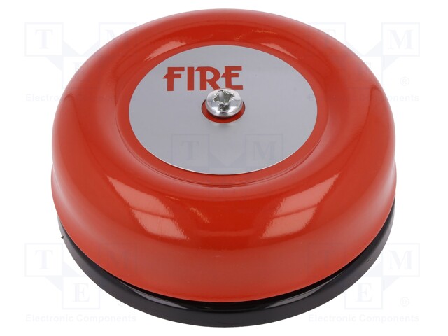 Signaller: sound; bell; 24VDC; 95dB; Series: CF; IP21; Ø152x63mm