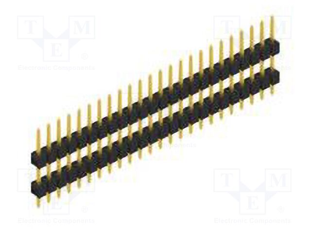 Connector: pin strips; pin header; male; PIN: 24; 2.54mm; THT; 1x24