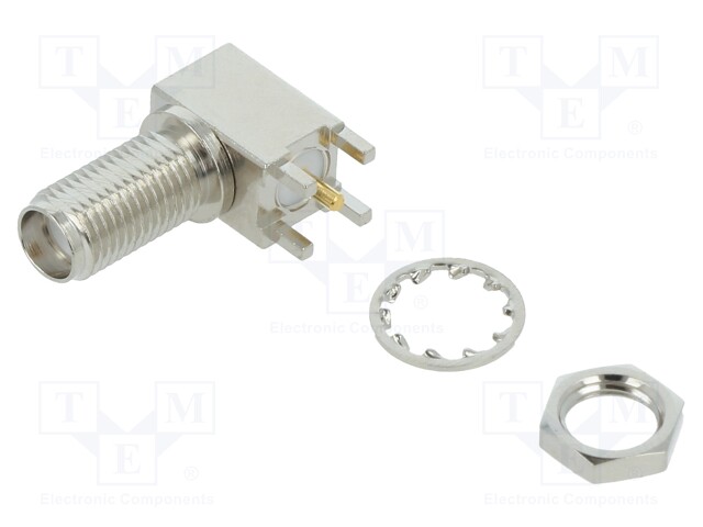 SMA TH CONN JACK RT ANGLE