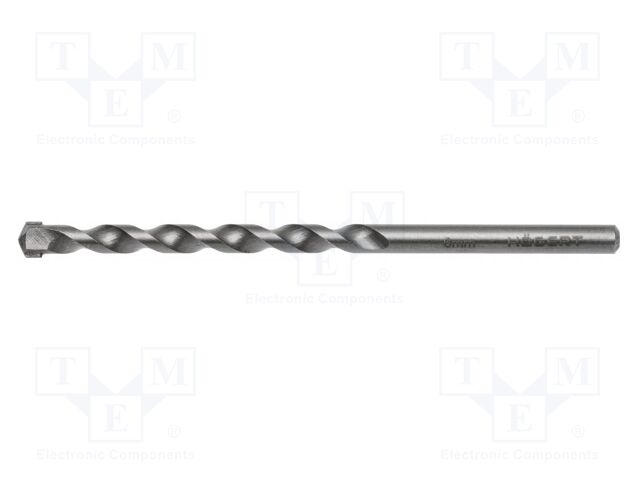 Drill bit; for concrete; Ø: 4mm; L: 75mm; cemented carbide