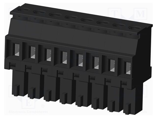 Connector: pluggable terminal block; plug; female; angled 90°