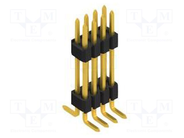 Connector: pin strips; pin header; male; PIN: 8; 1.27mm; SMT; 2x4