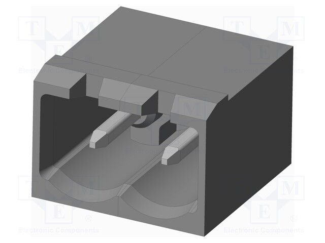 Connector: pluggable terminal block; socket; male; on PCBs