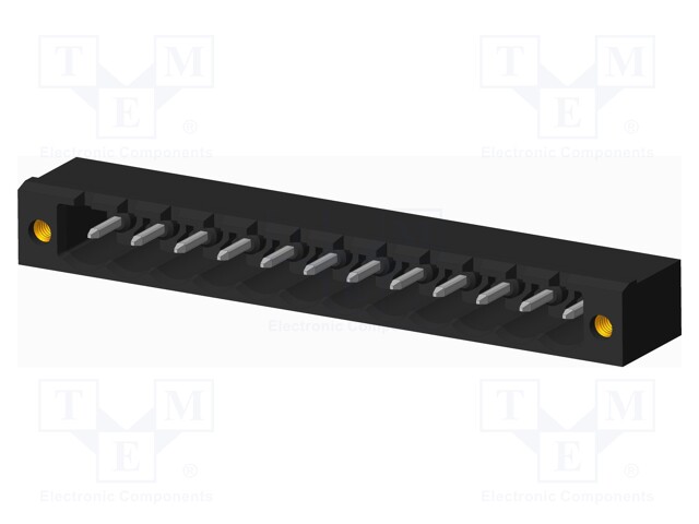 Connector: pluggable terminal block; socket; male; on PCBs