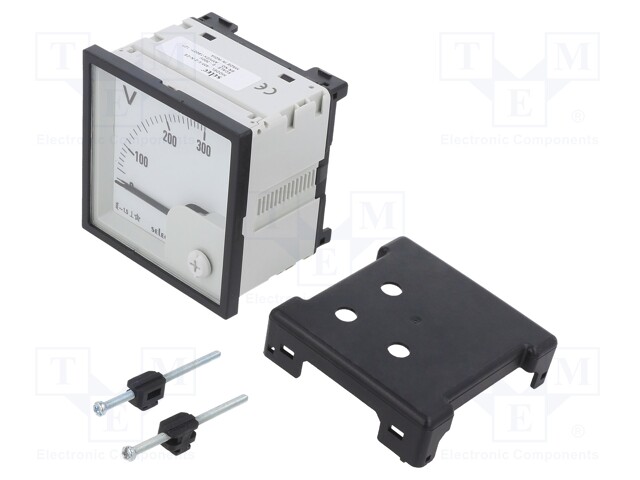 Voltmeter; analogue; on panel; 0÷300V; Class: 1,5; 50÷60Hz; 160g