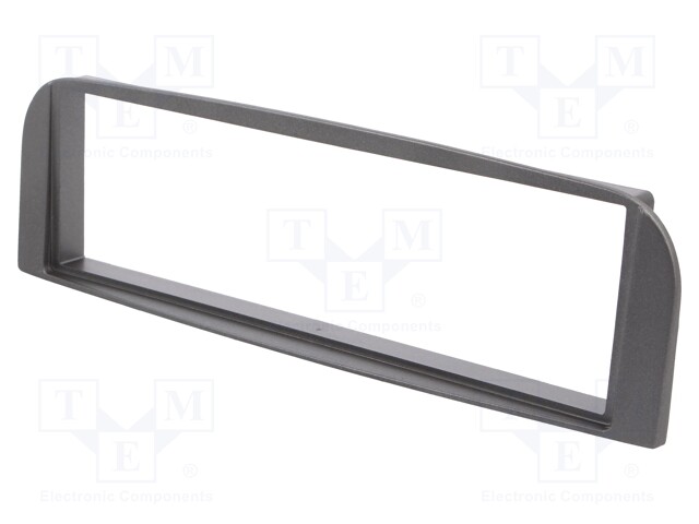 Radio mounting frame; Alfa Romeo; 1 DIN; silver