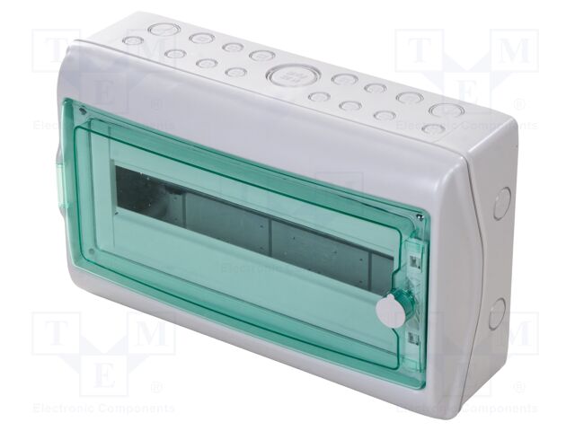 Enclosure: for modular components; IP65; light grey; IK09