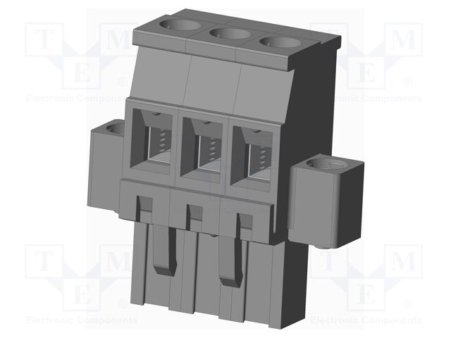 Connector: pluggable terminal block; plug; female; angled 90°