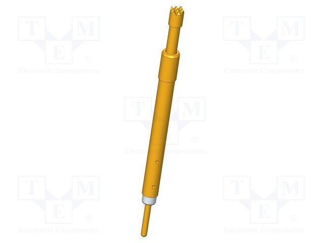 Needle-like test probe; Operational spring compression: 2.65mm