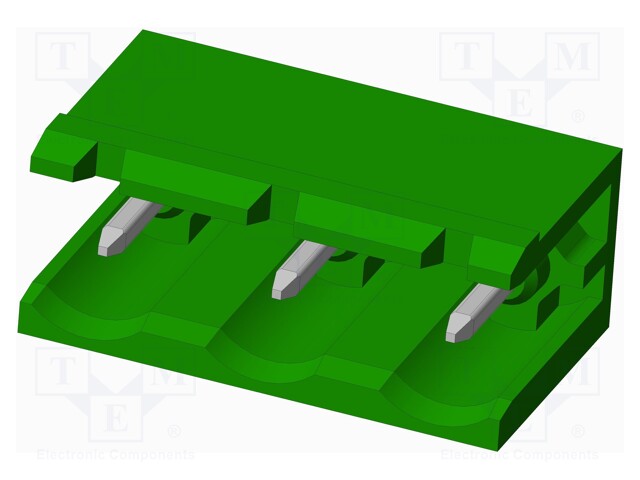 Connector: pluggable terminal block; socket; male; angled 90°