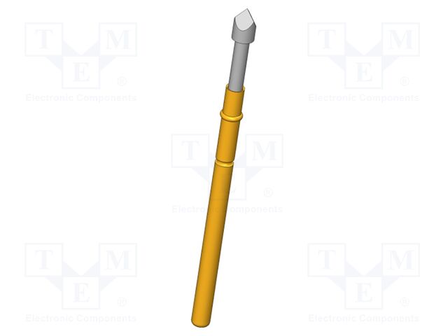 Test needle; Operational spring compression: 4mm; 5A; Ø: 2mm; 1.5N