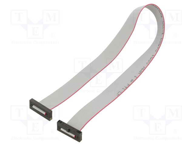 Ribbon cable with IDC connectors; Tape ph: 0.64mm; 304.8mm