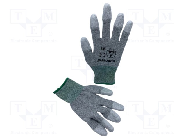 Protective gloves; ESD; XXS; Application: general purpose; grey