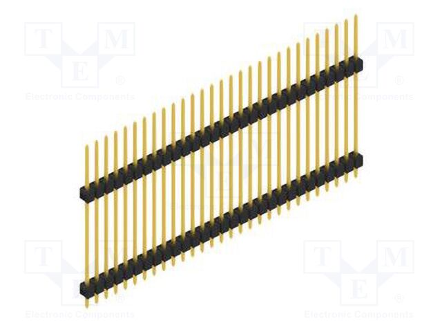 Connector: pin strips; pin header; male; PIN: 29; 2.54mm; THT; 1x29