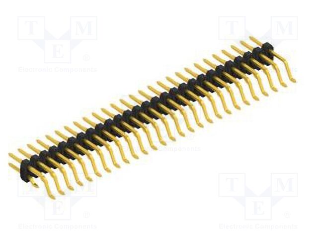Connector: pin strips; pin header; male; PIN: 54; 2mm; SMT; 2x27